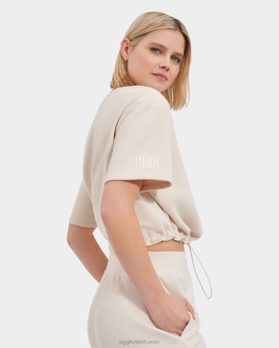 أعلى قصيرة الأكمام teagin العتيقة نحيف UGG 08HB2152