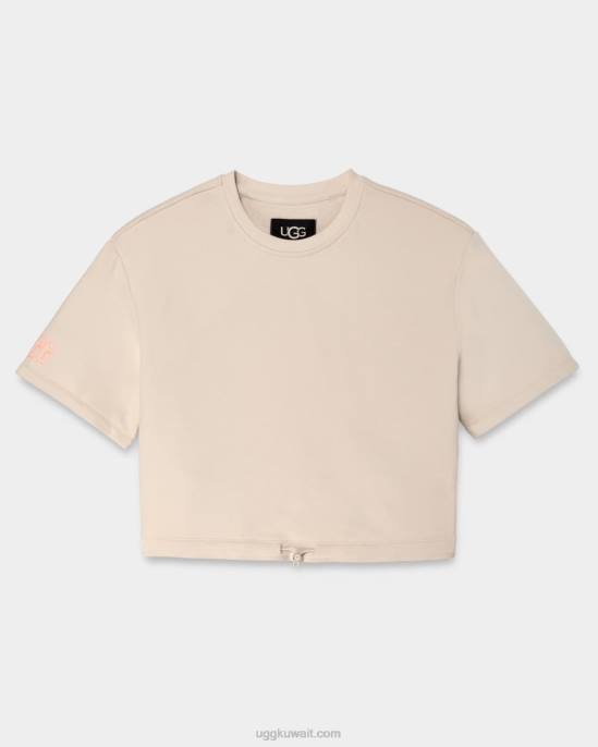 أعلى قصيرة الأكمام teagin العتيقة نحيف UGG 08HB2152