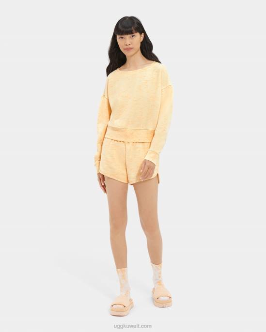 مزيج tenley crewneck مزيج النيون الأصفر نحيف UGG 08HB1138