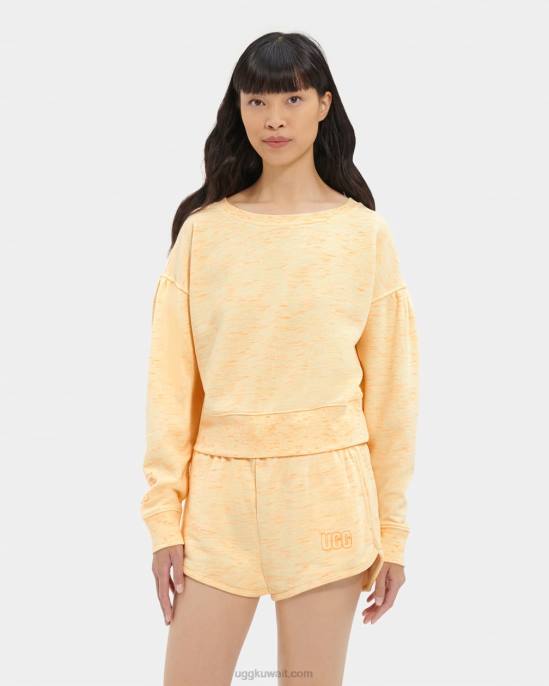 مزيج tenley crewneck مزيج النيون الأصفر نحيف UGG 08HB1138