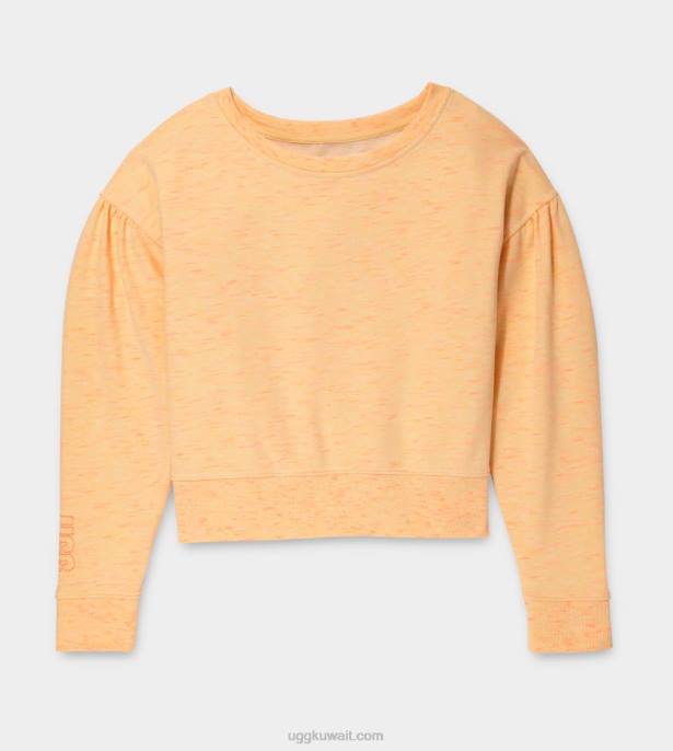 مزيج tenley crewneck مزيج النيون الأصفر نحيف UGG 08HB1138