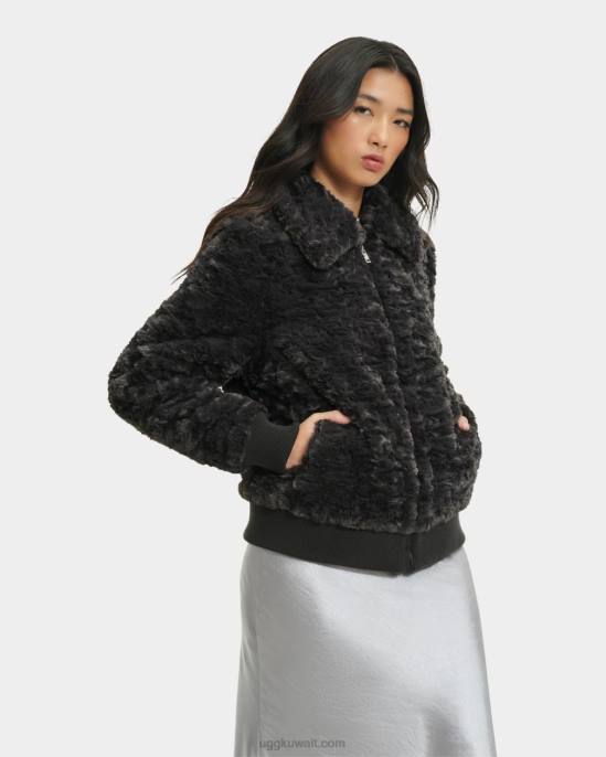 جاكيت منفوخ من viviana فرو صناعي حبر نحيف UGG 08HB175