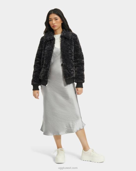 جاكيت منفوخ من viviana فرو صناعي حبر نحيف UGG 08HB175
