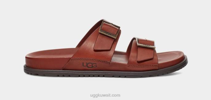الشريحة مشبك wainscott جلد كونياك رجال UGG 08HB1403