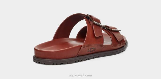 الشريحة مشبك wainscott جلد كونياك رجال UGG 08HB1403