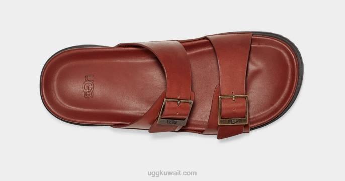 الشريحة مشبك wainscott جلد كونياك رجال UGG 08HB1403