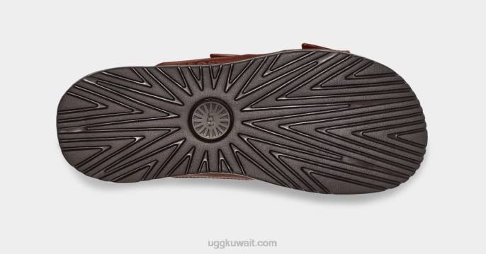 الشريحة مشبك wainscott جلد كونياك رجال UGG 08HB1403