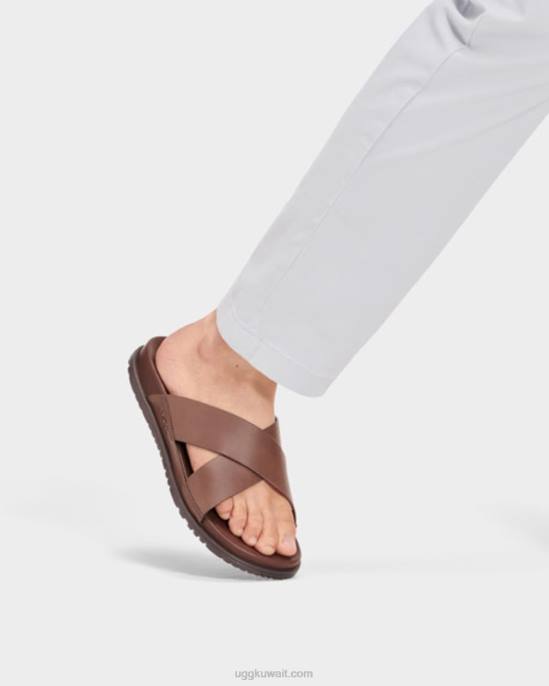 شريحة wainscott جلد أشيب رجال UGG 08HB2301