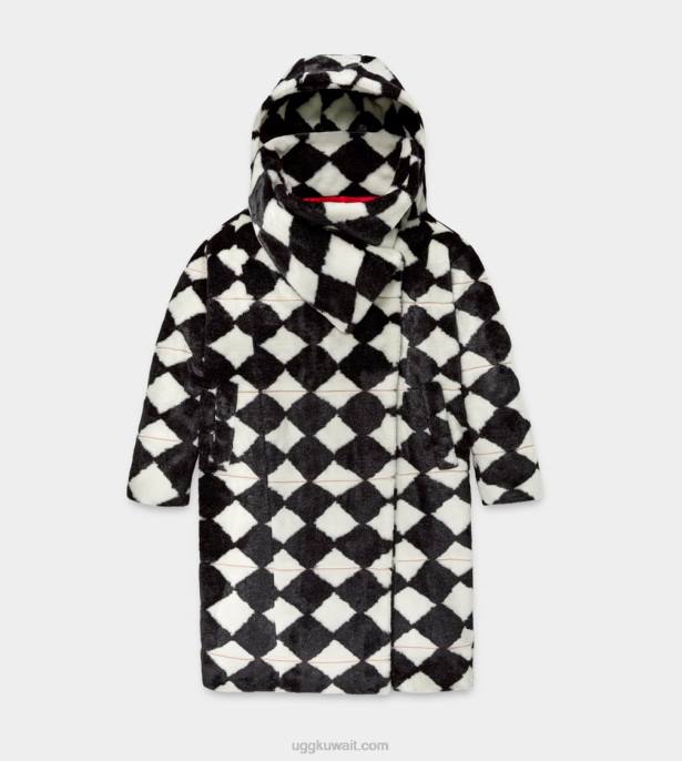 x tschabalala سترة الماس أسود / أبيض نحيف UGG 08HB2069