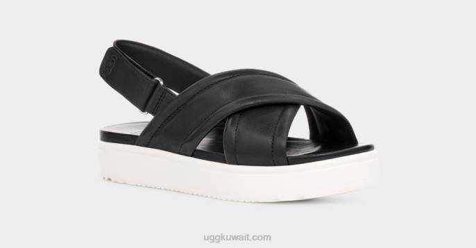 zayne slingback جلد أسود نحيف UGG 08HB541