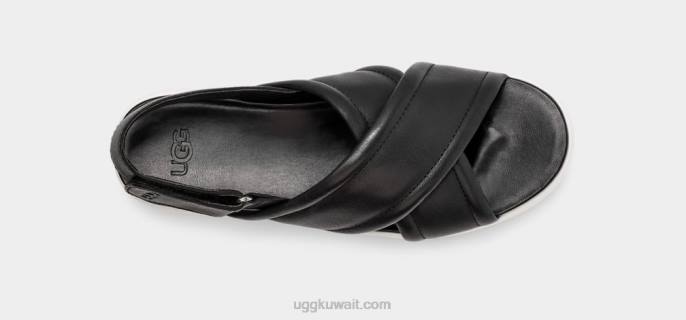 zayne slingback جلد أسود نحيف UGG 08HB541