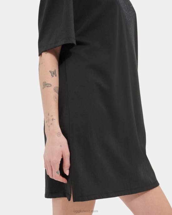 zoey t-shirt dress Graphic أسود نحيف UGG 08HB179